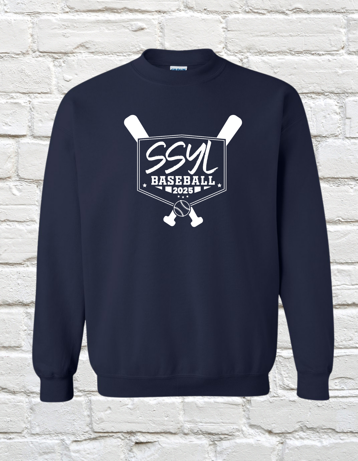 SSYL Baseball Bats Crewneck