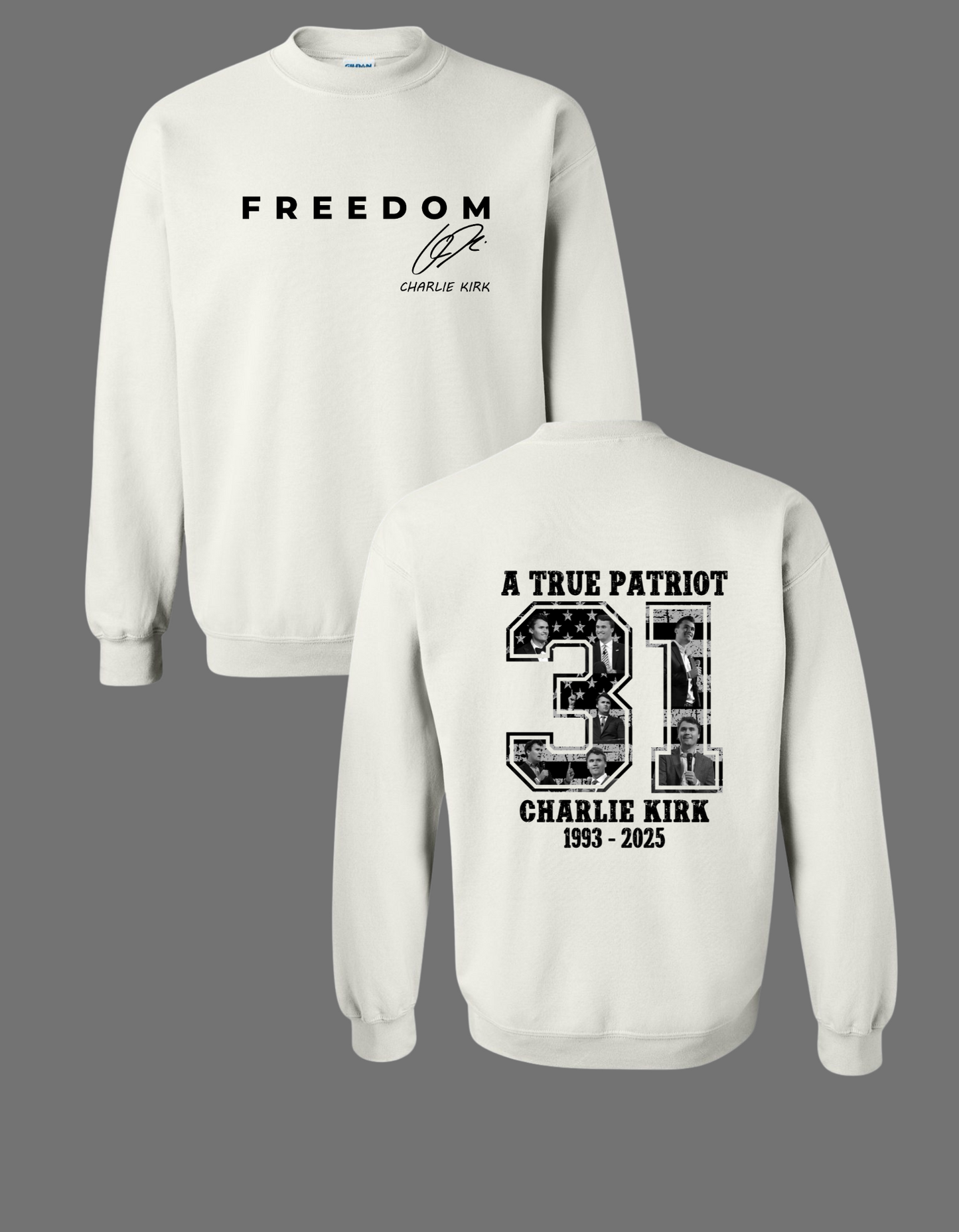 Freedom - Charlie Kirk Crewneck