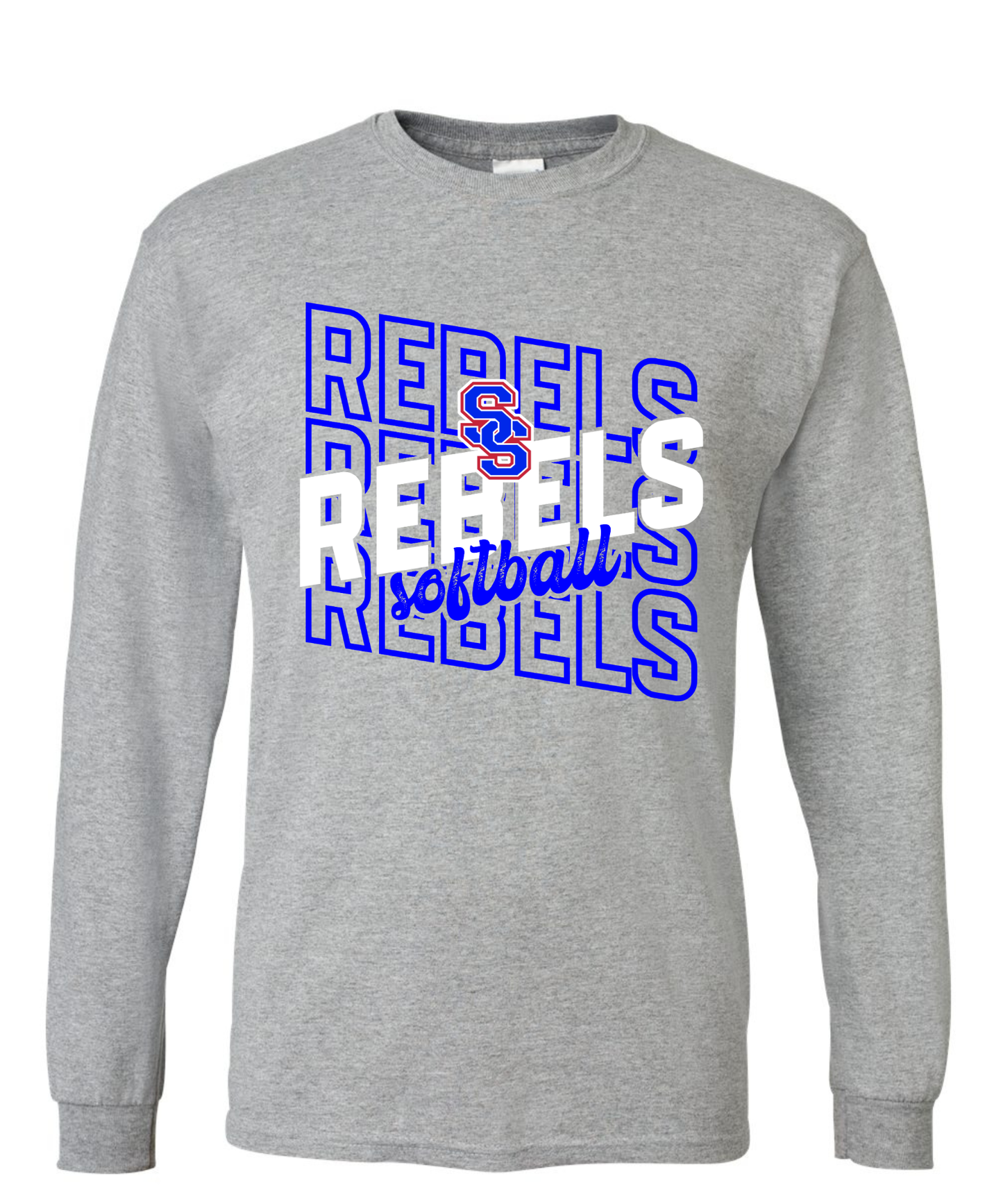 Rebels SS Softball Long Sleeve