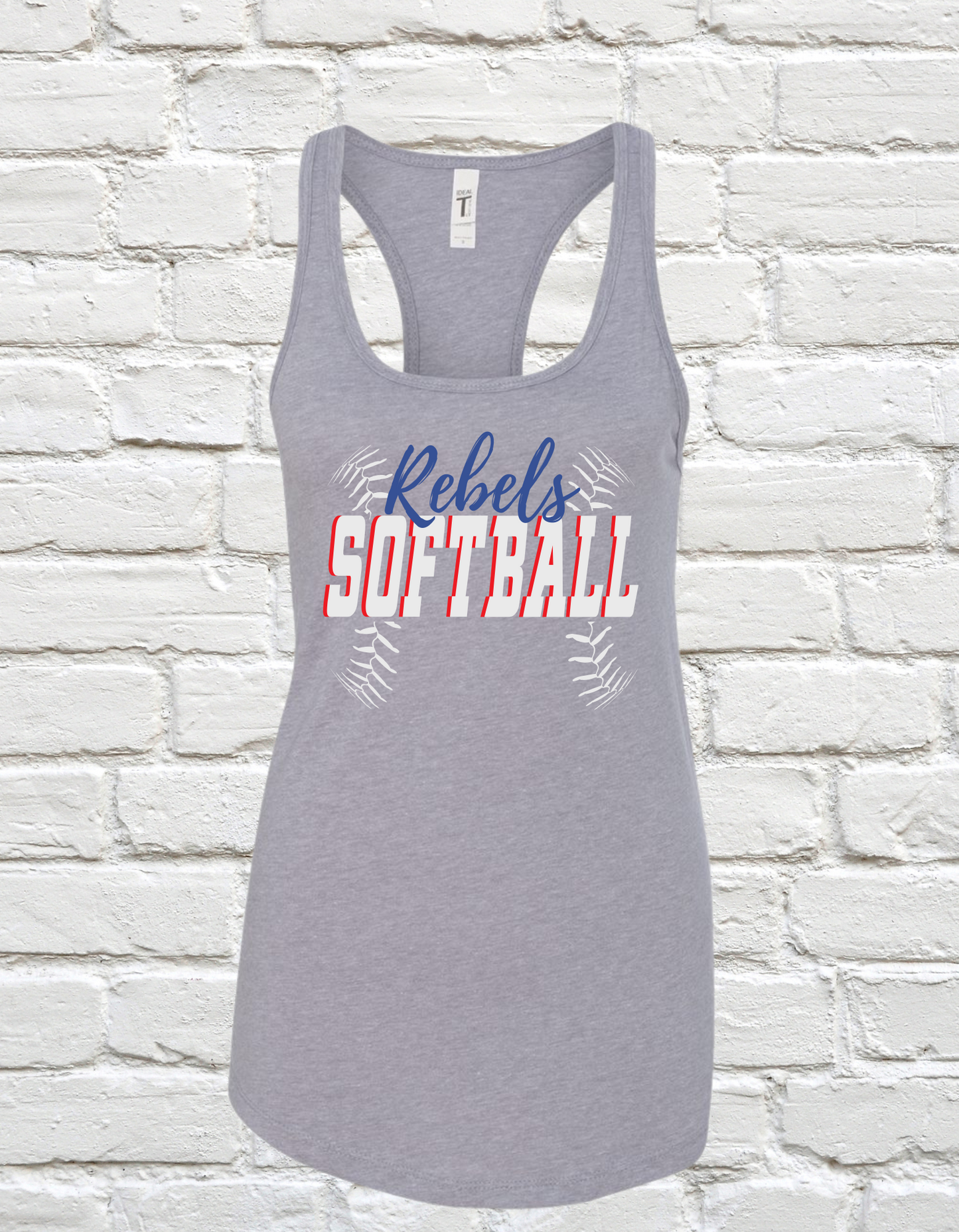 Rebels Softball Tank Top