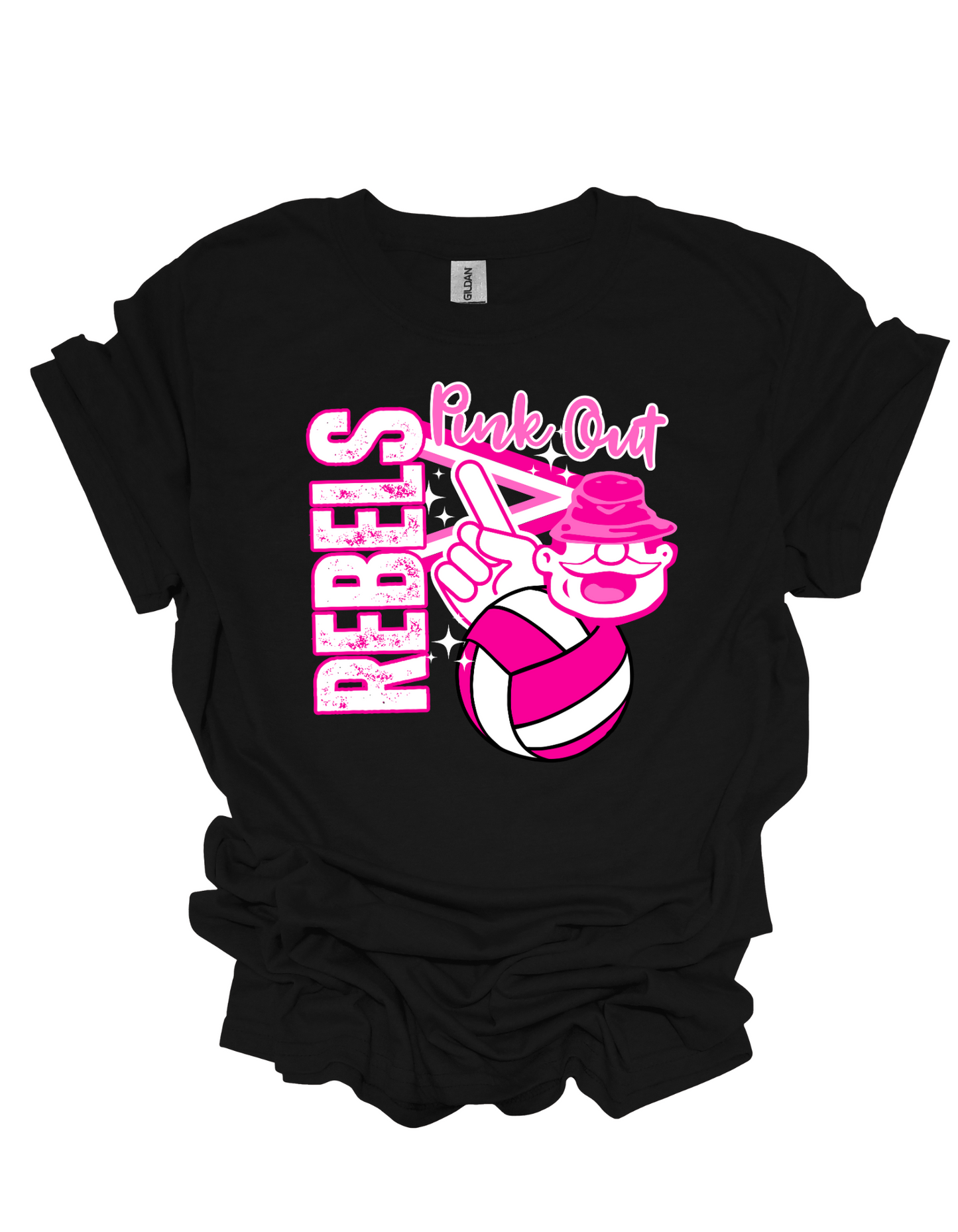 Pink Out Volleyball Shirt