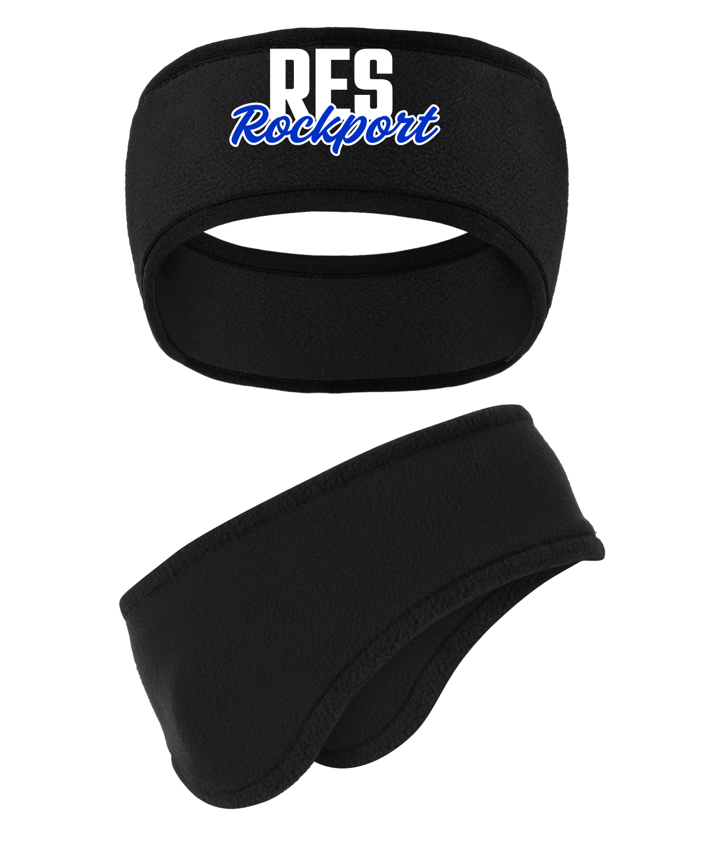 Embroidered Ear Muffs - RES Rockport Logo