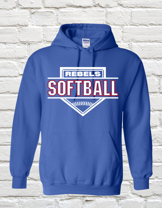 Rebels Softball Hoodie