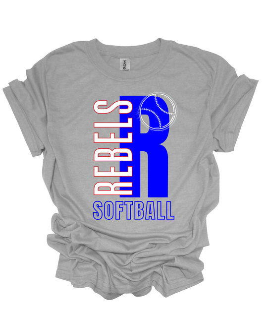 Rebels Softball Tee