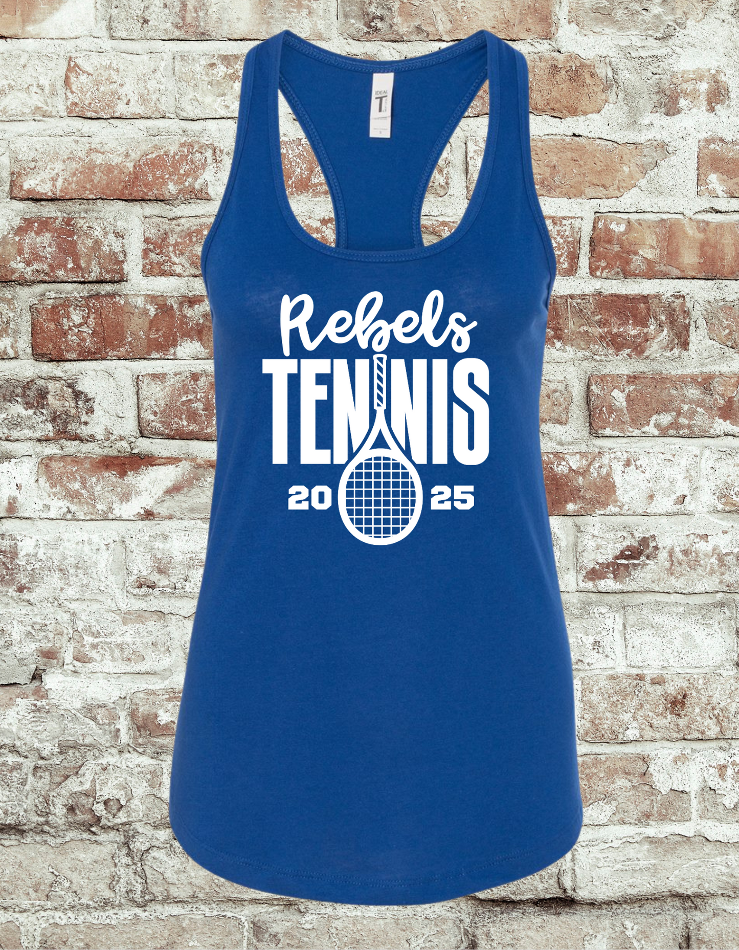 Rebels 2025 Tennis Tank
