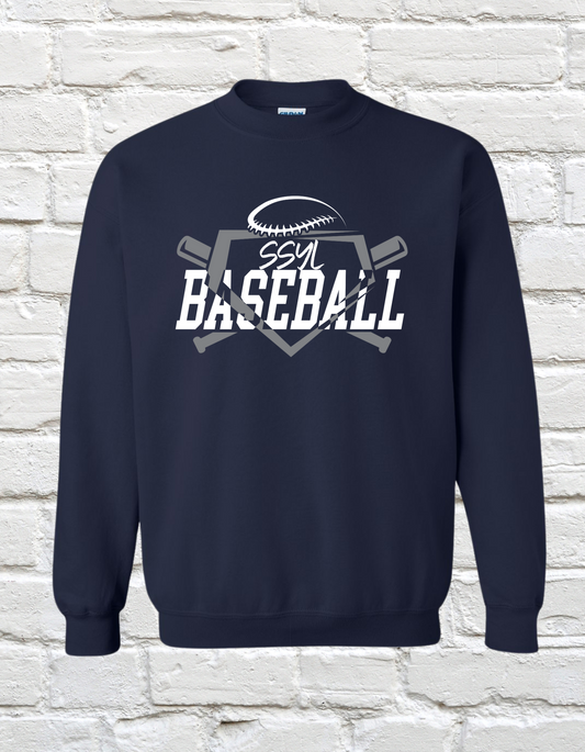 SSYL Baseball Home Plate Crewneck