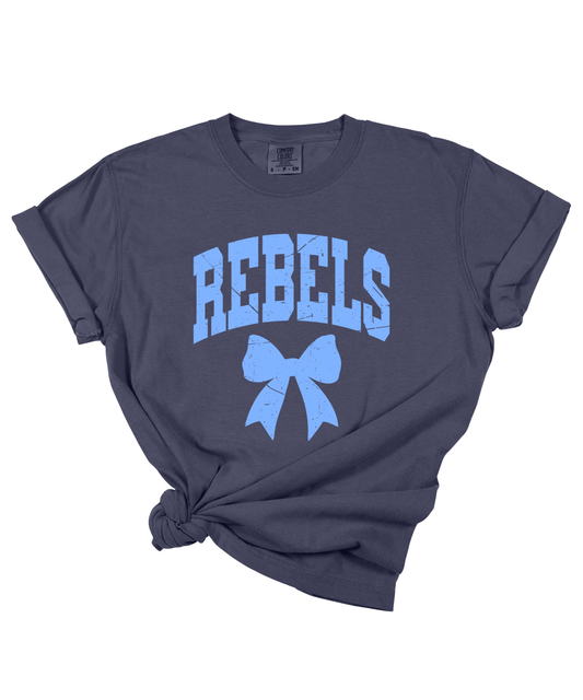 Rebels Bow - Comfort Color Navy
