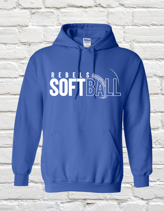 Rebels Softball Hoodie