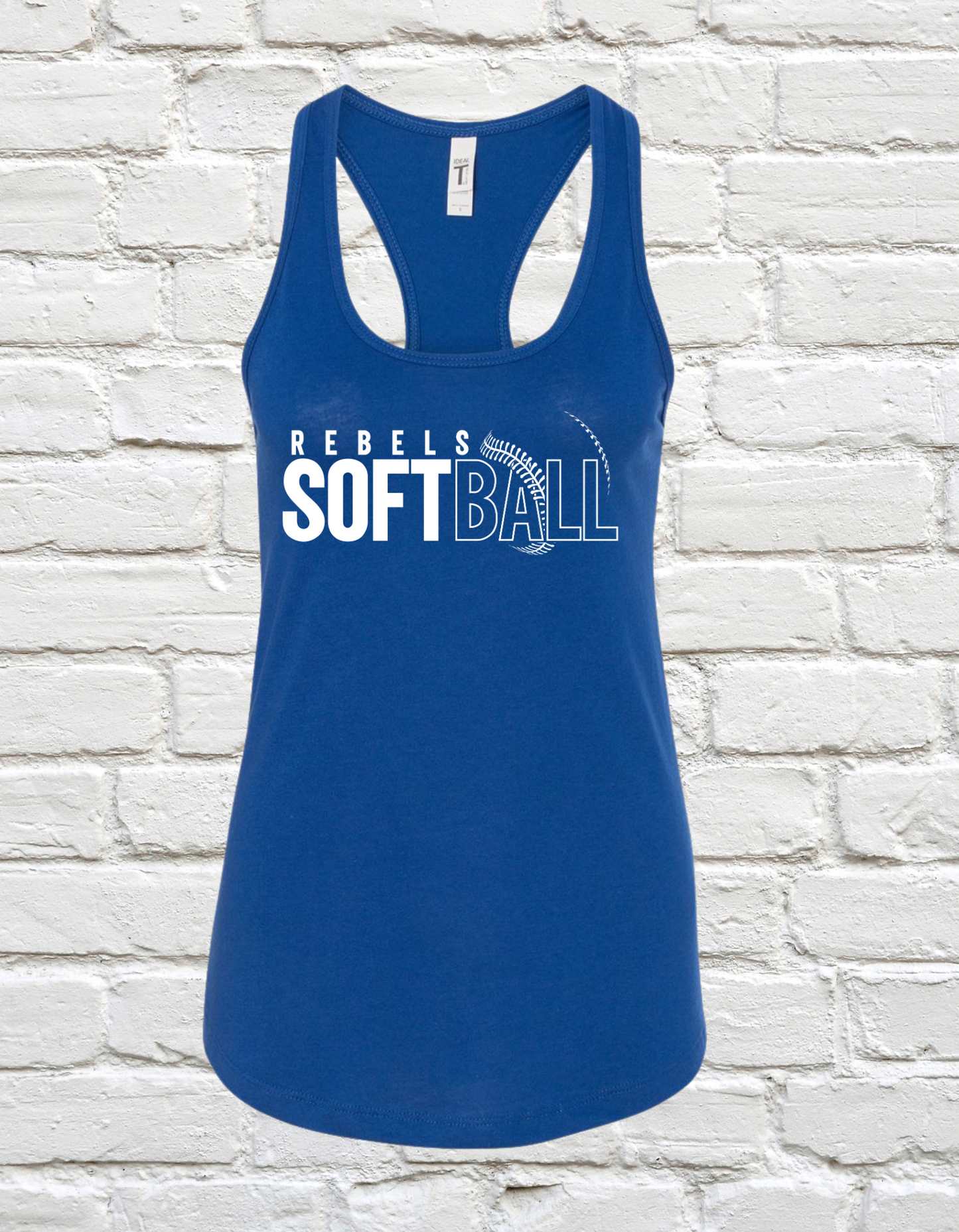 Rebels Softball Tank Top