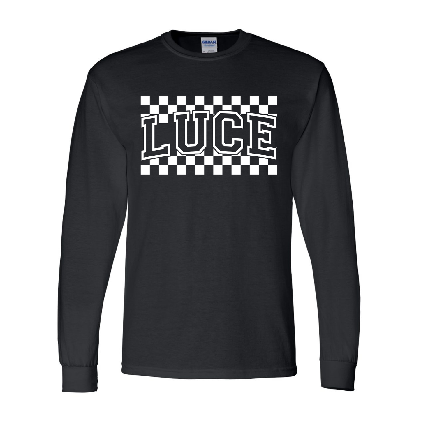 Luce Checkered Long Sleeve Tee