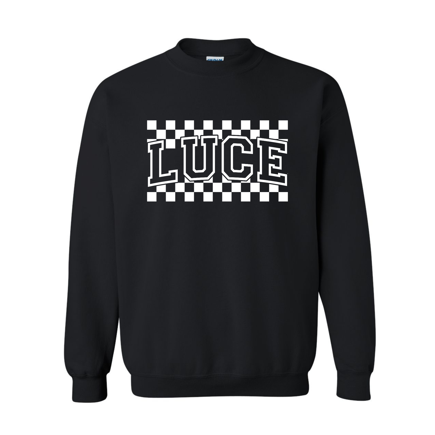 Luce Checkered Crewneck