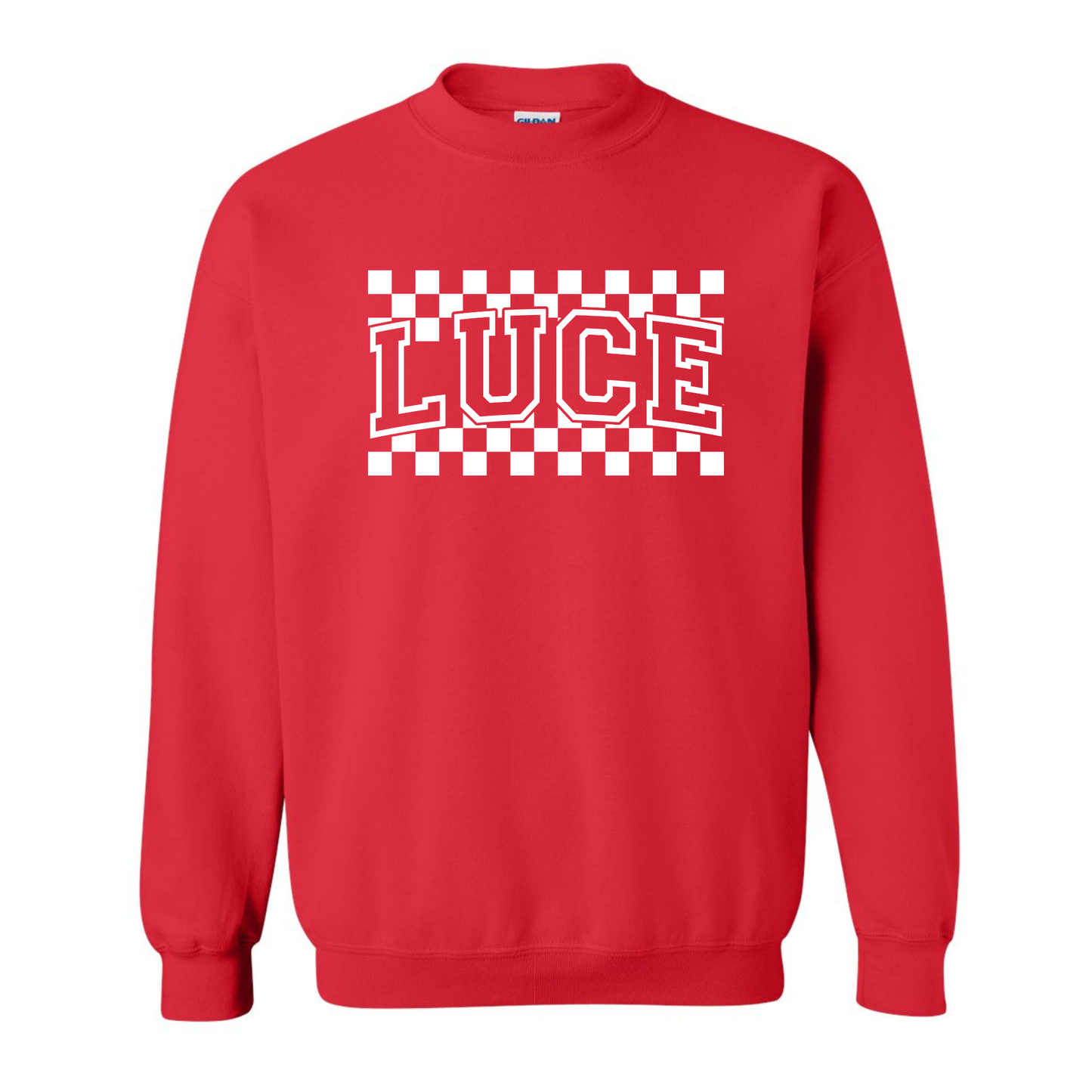 Luce Checkered Crewneck