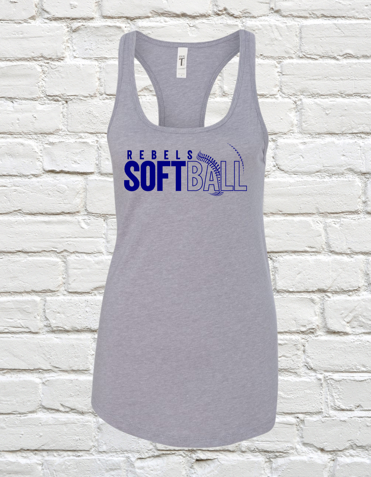 Rebels Softball Tank Top