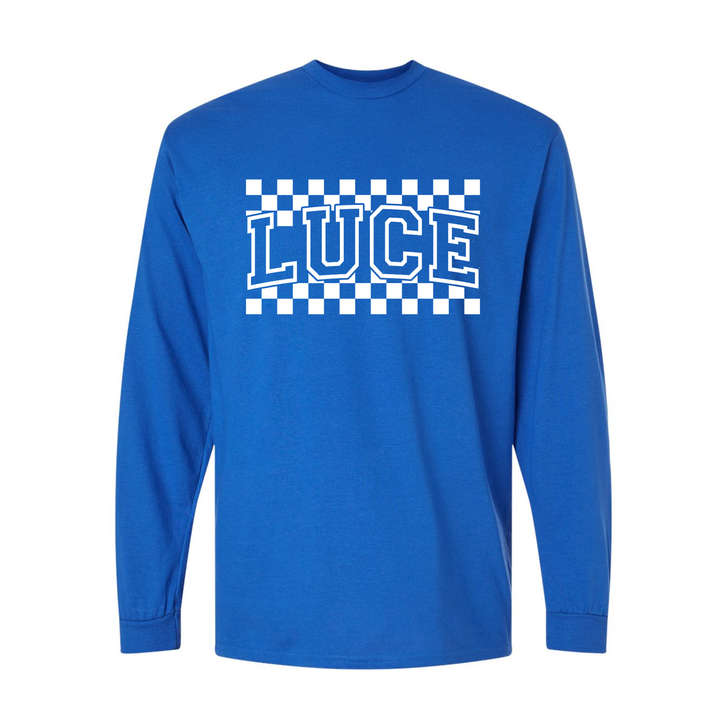 Luce Checkered Long Sleeve Tee