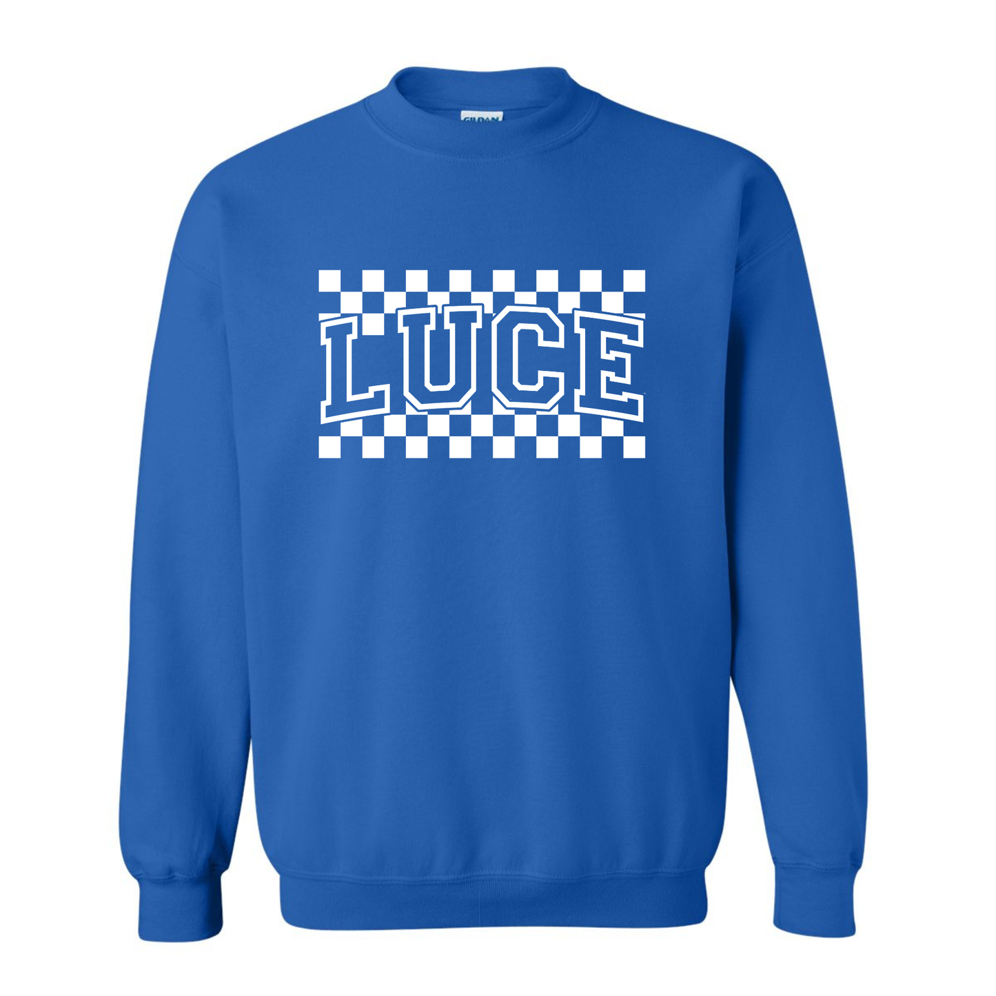 Luce Checkered Crewneck