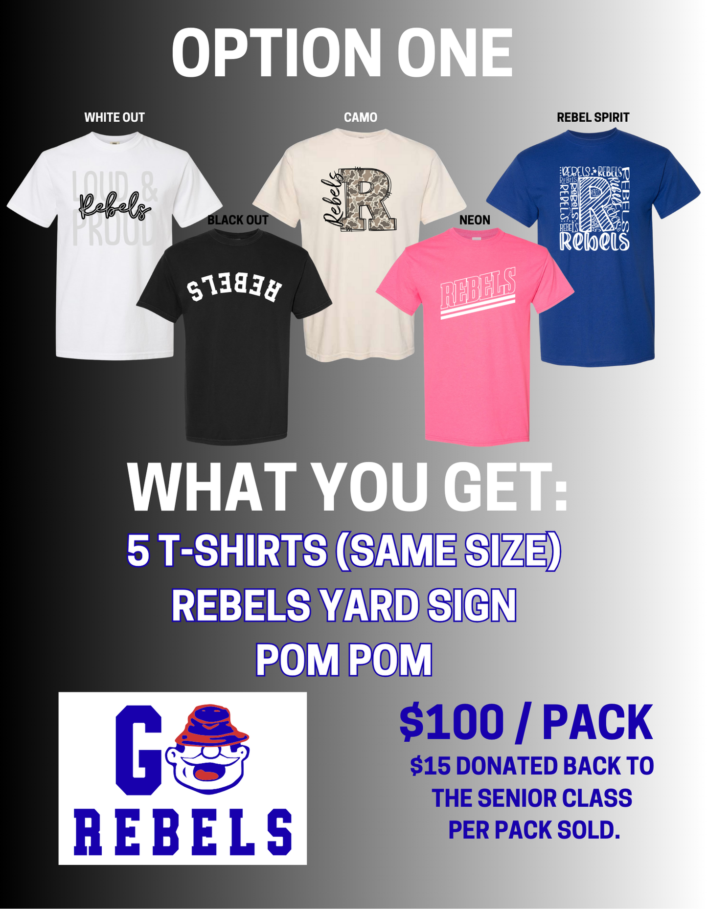 REBEL FUNDRAISING SPIRIT PACK