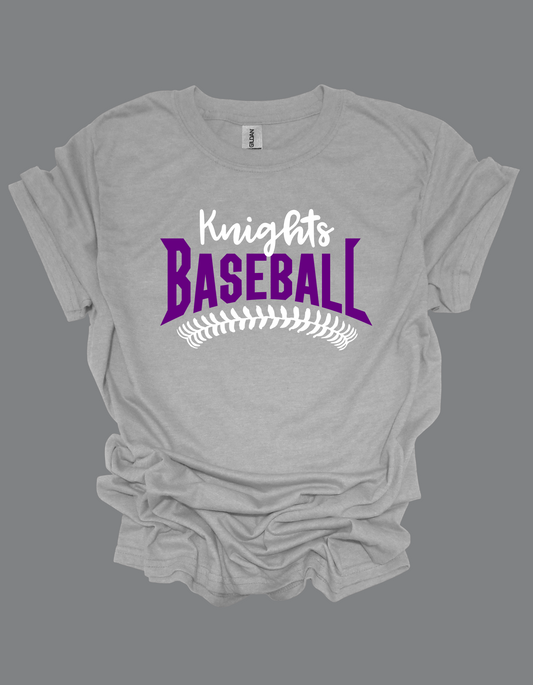 Knights Baseball Cursive Tee