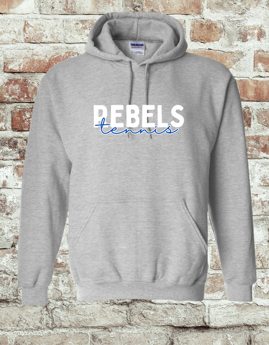 Rebels Tennis Cursive Hoodie