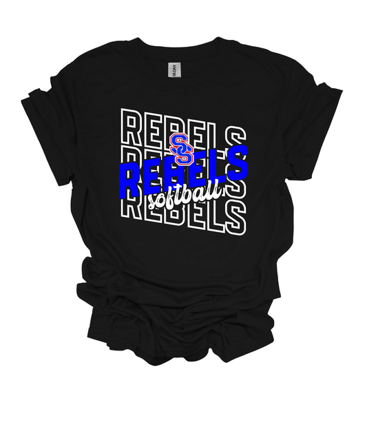 Rebels SS Softball Tee