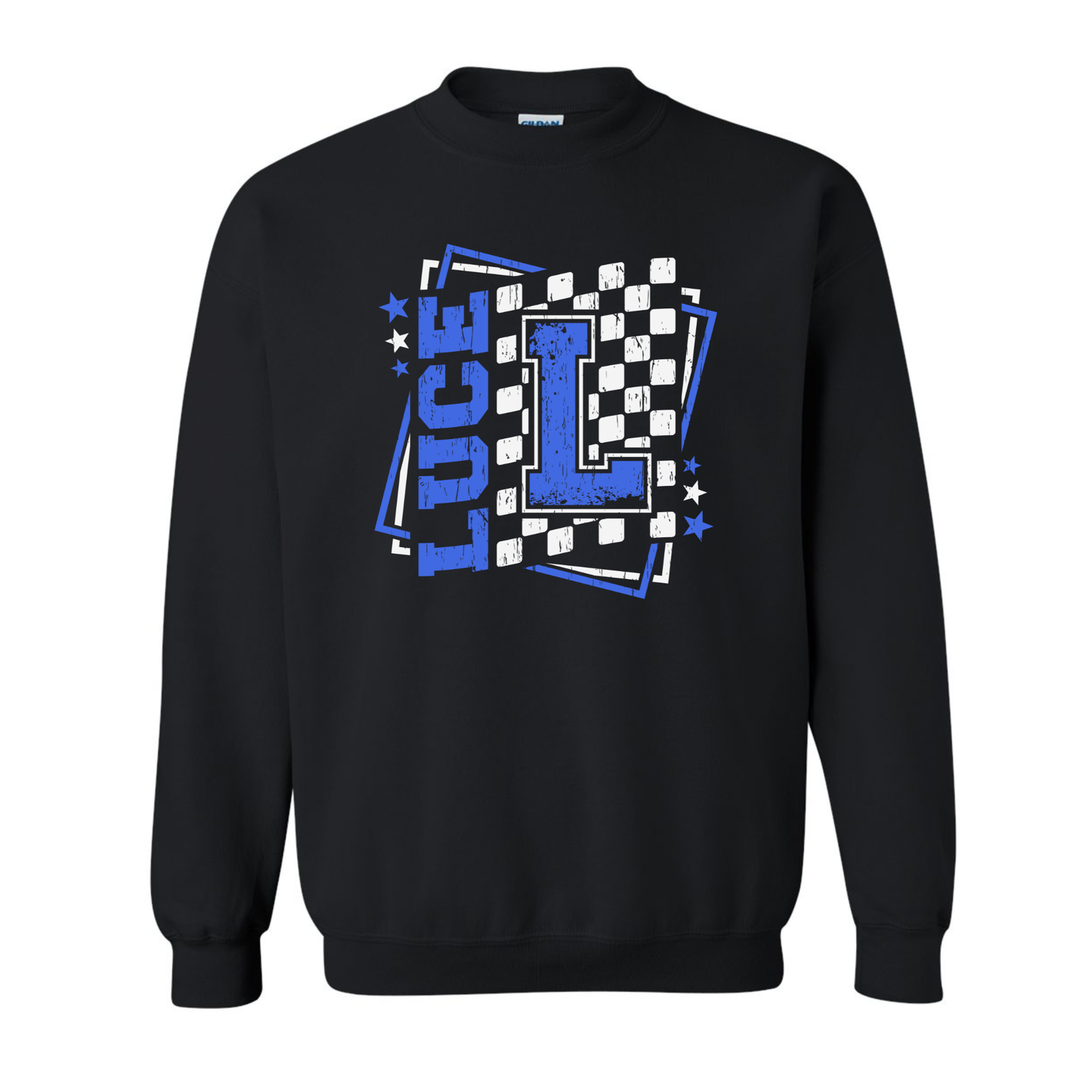 L-Luce Checkered Crewneck