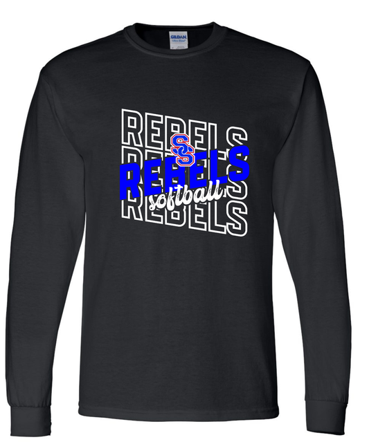 Rebels SS Softball Long Sleeve