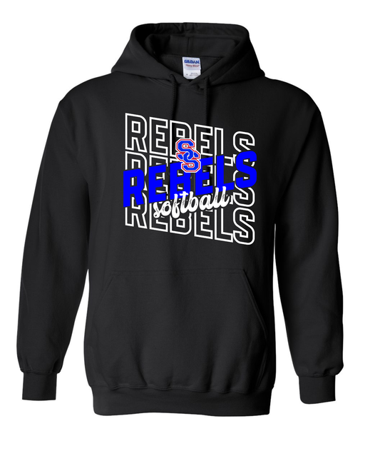 Rebels SS Softball Hoodie