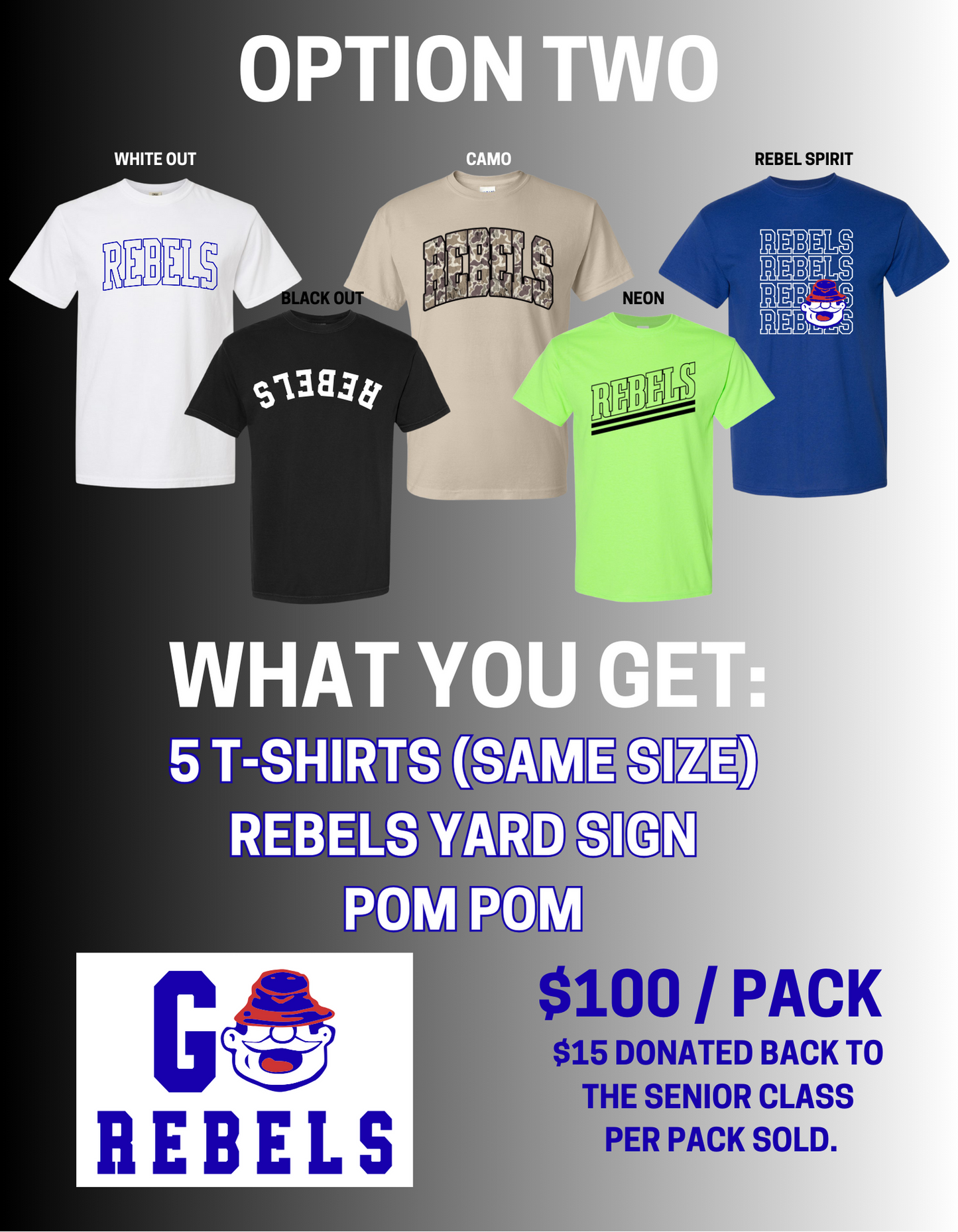 REBEL FUNDRAISING SPIRIT PACK