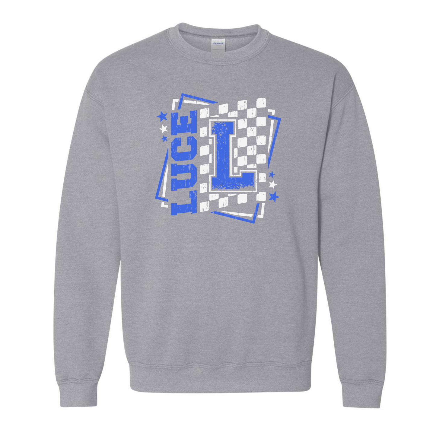 L-Luce Checkered Crewneck