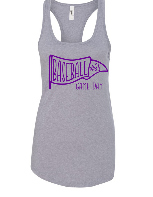 Knights Baseball Game Day Tank Top