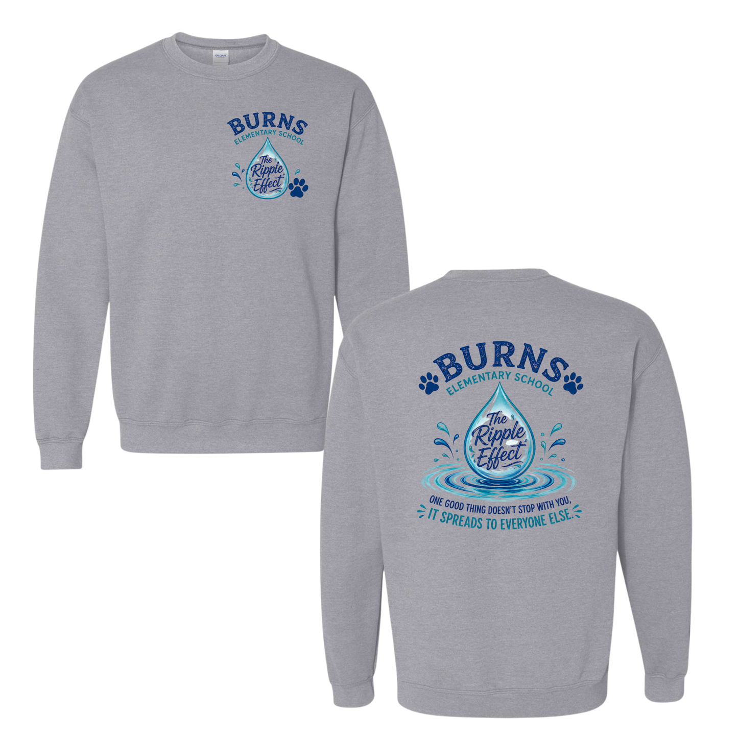 Burns Raindrop Crewneck