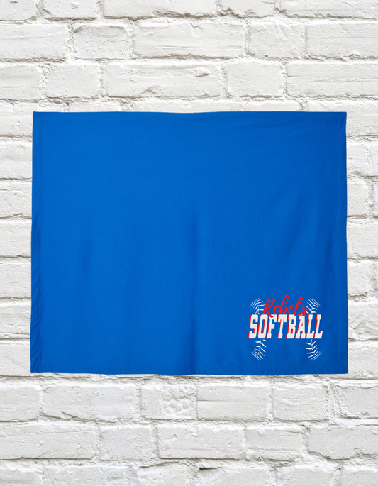 Rebels Softball Blanket