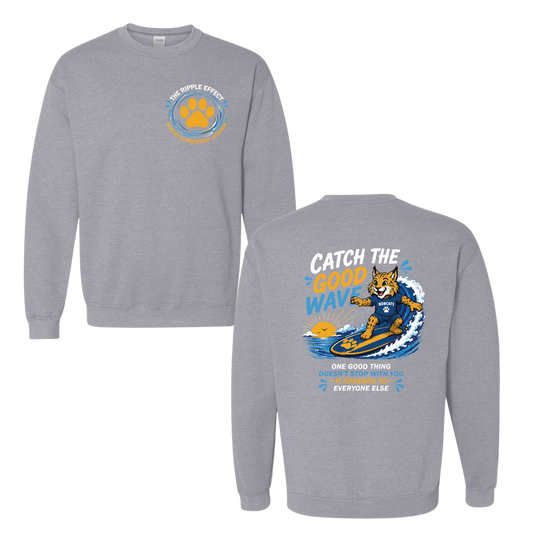 Burns Bobcat Surf Crewneck