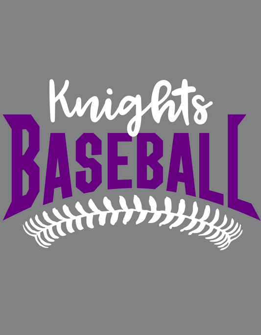 Knights Baseball Window Decal