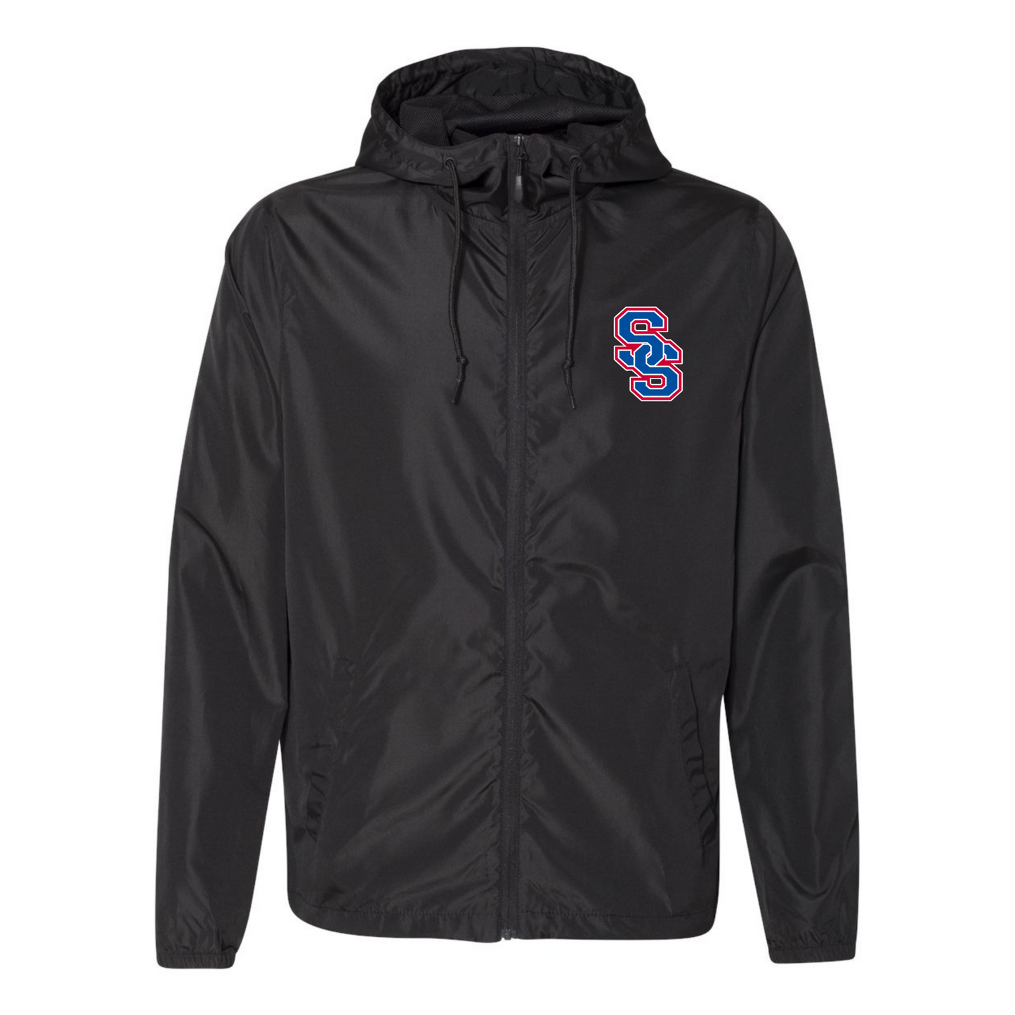 Lightweight Windbreaker Full Zip Jacket