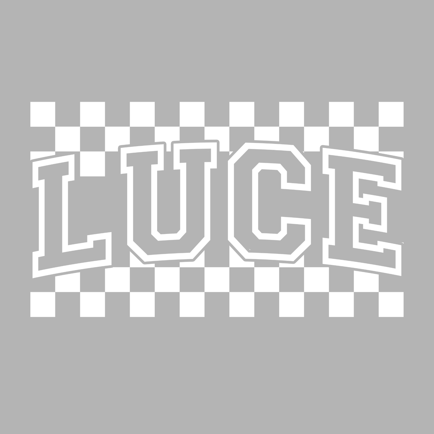 Luce Checkered Decal