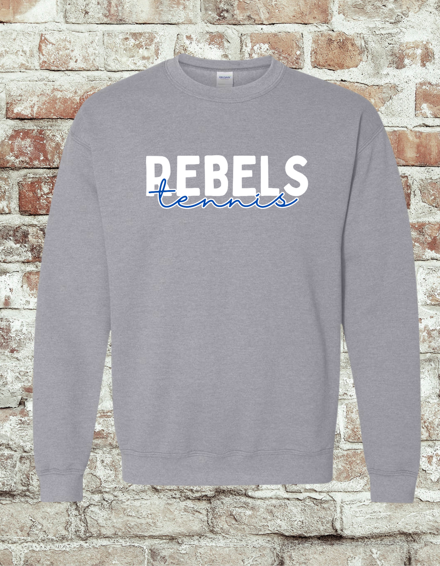Rebels Tennis Cursive Crewneck