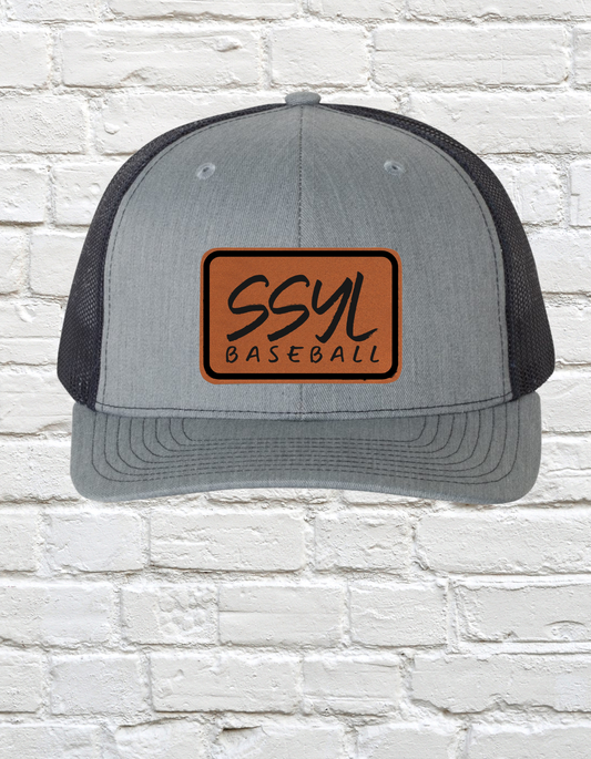 SSYL Heather Grey with Navy Mesh Back