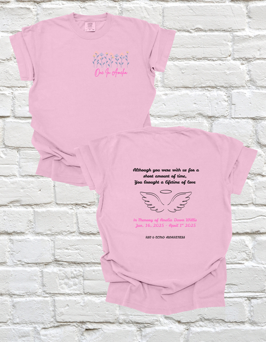 One In Amelia Fundraiser Shirt