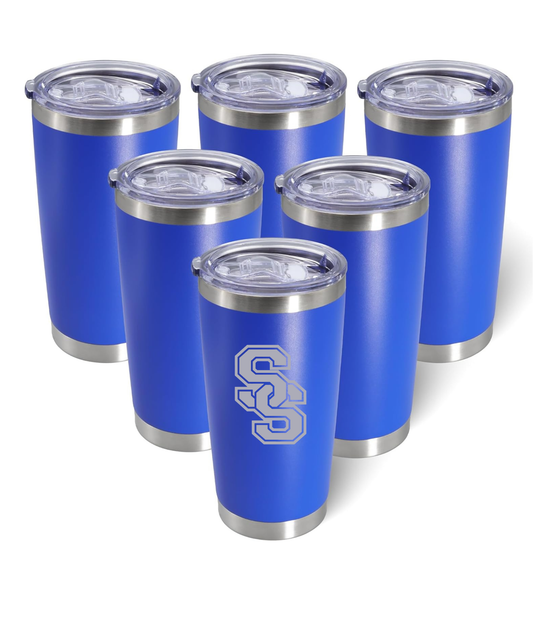 Royal Blue Double Wall Cup